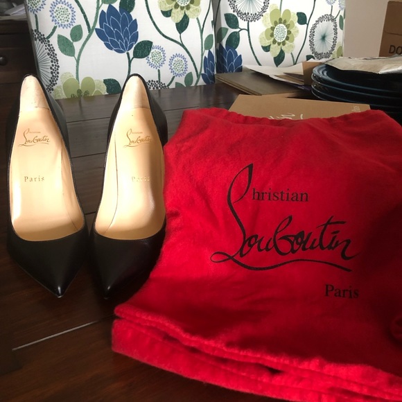 Louboutin Pigafelle Follies 100 Nappa Shiny Sz 37 - Picture 3 of 6